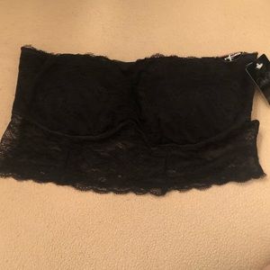 Lace bralette  in black